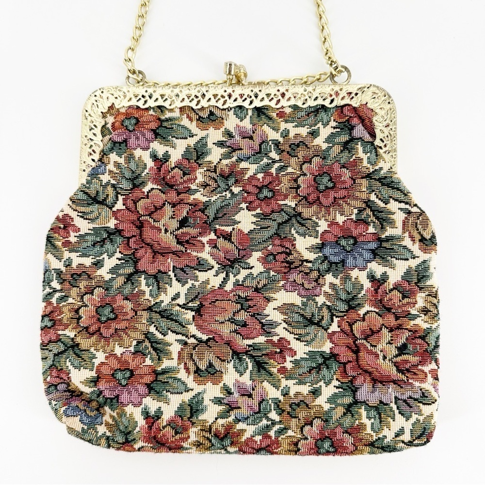 Vintage Tapestry Metallic La Regale Bag - Picture 3 of 9